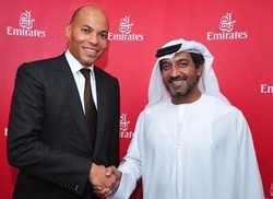 Mr Karim Wade er Mr Ahmed bin Saeed Al-Maktoum PDG d'Emirates Mr Karim Wade er Mr Ahmed bin Saeed Al-Maktoum PDG d'Emirates