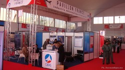 Une partie du pavillion Français à l'AeroExpo Une partie du pavillion Français à l'AeroExpo