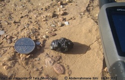 La chute d’une météorite martienne dans la région de Tata La chute d’une météorite martienne dans la région de Tata