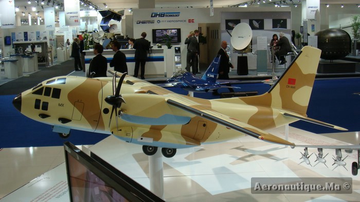 Avion d'Alenia aux couleurs des FRA