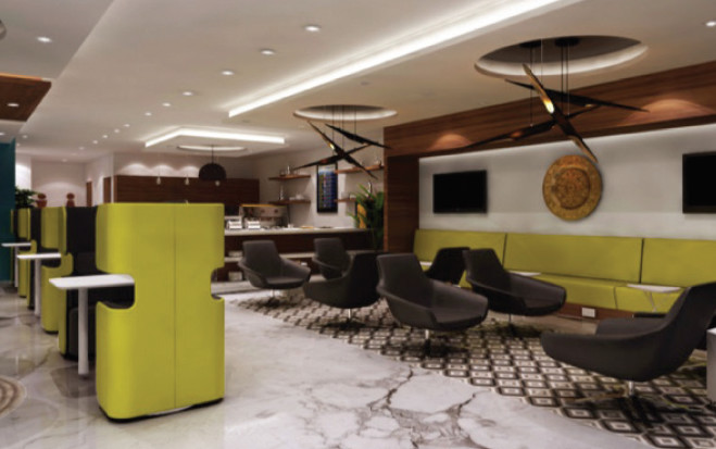 Design du Salon d'arrivée de l'aéroport MohammedV