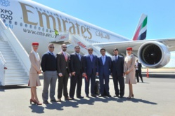 Emirates fait attérrir un A380 pour la première fois à l'aéroport MohammedV de Casablanca Emirates fait attérrir un A380 pour la première fois à l'aéroport MohammedV de Casablanca