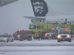Alaska Airlines: Une fuite de liquide antigel irrite les yeux des passagers