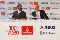 Emirates célèbre la livraison de son 100ème Airbus A380 Emirates célèbre la livraison de son 100ème Airbus A380
