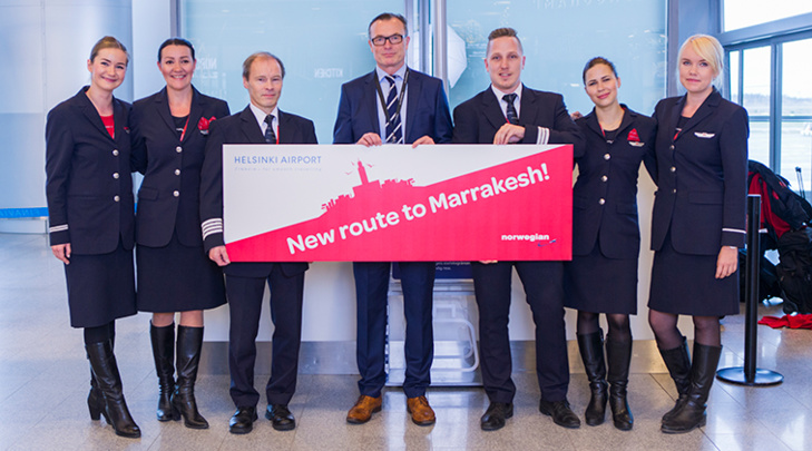 La Finlande et le Maroc reliés par un vol hebdomadaire de Norvergian entre Helsinki et Marrakech La Finlande et le Maroc reliés par un vol hebdomadaire de Norvergian entre Helsinki et Marrakech