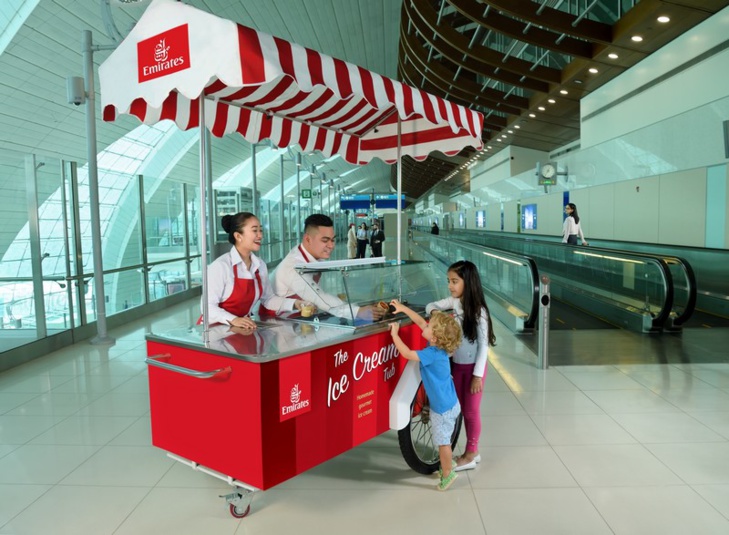 Emirates offrira deux millions de coupes de crème glacée en trois mois
