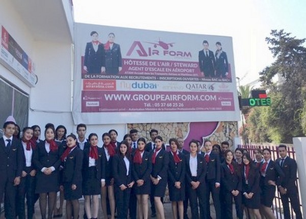 Formation hôtesse de l’air/steward: Le Groupe Air Form Maroc dévoile ses nouveaux programmes Formation hôtesse de l’air/steward: Le Groupe Air Form Maroc dévoile ses nouveaux programmes