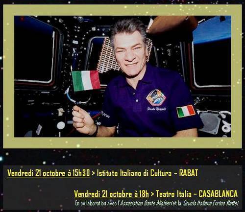 L'astronaute Paolo Naspoli invité de l'Institut Culturel Italien de Rabat
