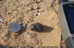 La chute d’une météorite martienne dans la région de Tata