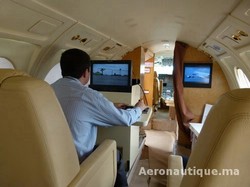 Marrakech Airshow 2012: Premier long vol du Falcon 50 Camera de Toulouse à Marrakech