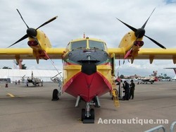 Marrakech Airshow 2012: Les Forces Royales Air exposent leur nouvel avion Canadair CL-415