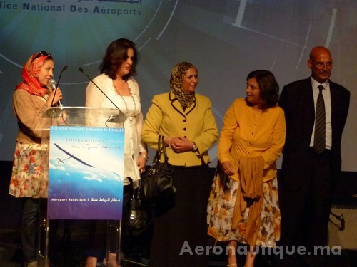L'Office National Des Aéroports et MASEN fêtent Solar Impulse