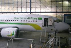 Un avion de Mauritania Airlines cloué sur le tarmac de l'aéroport MohammedV