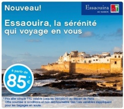 Transavia dessert en vol direct Paris - Essaouira