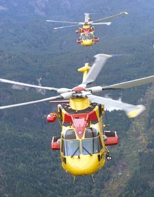 helicopteres canadiens de recherche et sauvetage