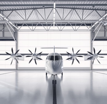 Ph. Heart Aerospace - ES-19 in Hangar Ph. Heart Aerospace - ES-19 in Hangar