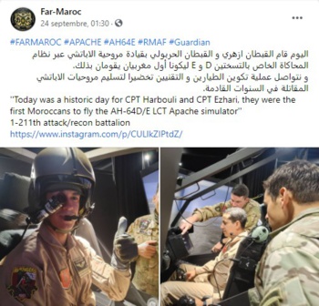 Forces Royales Air : Formation des pilotes sur l'AH-64 Apache aux Etats-Unis Forces Royales Air : Formation des pilotes sur l'AH-64 Apache aux Etats-Unis