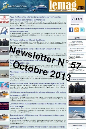 Maroc - Aéronautique: Revue de presse du mois d'octobre 2013