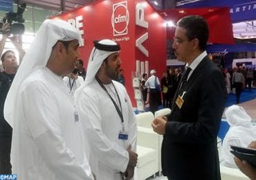 M. Rebbah présente les opportunités d'investissements offertes par le Maroc au salon aéronautique de Dubaï