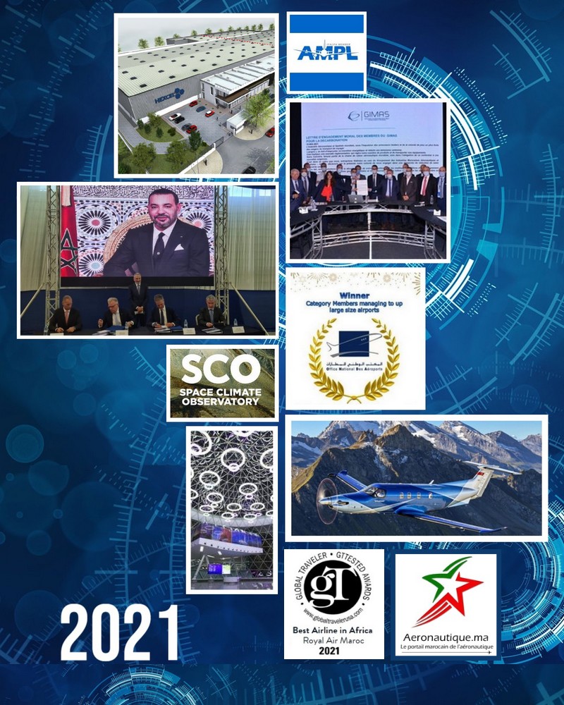 Les 12 événements aéronautiques qui ont marqué l'année 2021 au Maroc