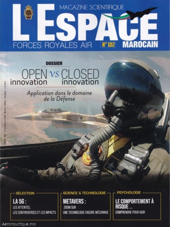 Parution du 102ème numéro de "l'Espace marocain" magazine scientifique des Forces Royales Air Parution du 102ème numéro de "l'Espace marocain" magazine scientifique des Forces Royales Air