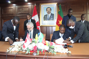 Signature d'un accord sur le transport aérien entre l’État du Cameroun et le Canada Signature d'un accord sur le transport aérien entre l’État du Cameroun et le Canada