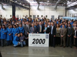 Aircelle Maroc à l'occasion du 2000ème inverseur de poussée BR710 Aircelle Maroc à l'occasion du 2000ème inverseur de poussée BR710