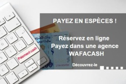 Royal Air Maroc: Reservez en ligne et payez en espèces dans une agence Wafacash