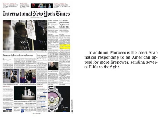 Le Maroc aurait envoyé ses F-16 Block52+ pour exécuter des frappes contre Daech Le Maroc aurait envoyé ses F-16 Block52+ pour exécuter des frappes contre Daech