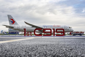 Le C919, premier avion de ligne chinois, effectue avec succès son vol commercial inaugural Le C919, premier avion de ligne chinois, effectue avec succès son vol commercial inaugural