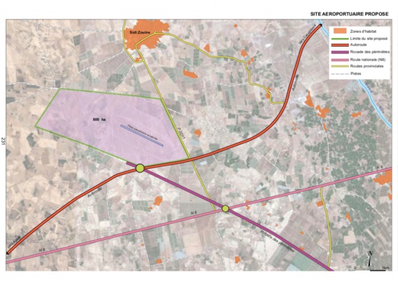Sidi Zouine retenu pour la construction du deuxième aéroport de la ville de Marrakech Sidi Zouine retenu pour la construction du deuxième aéroport de la ville de Marrakech
