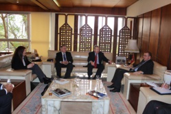 Mohamed Najib Boulif s'entretient avec des dirigeants du groupe Boeing Mohamed Najib Boulif s'entretient avec des dirigeants du groupe Boeing