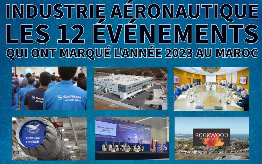 Industrie aéronautique : Les 12 événements qui ont marqué l'année 2023 au Maroc Industrie aéronautique : Les 12 événements qui ont marqué l'année 2023 au Maroc