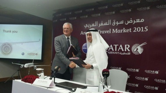 Royal Air Maroc relie Casablanca à Doha en B787 Dreamliner et signe un accord commercial avec Qatar Airways Royal Air Maroc relie Casablanca à Doha en B787 Dreamliner et signe un accord commercial avec Qatar Airways