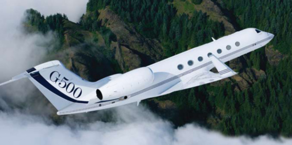 Premier vol réussi du nouvel avion de Gulfstream G500 Premier vol réussi du nouvel avion de Gulfstream G500