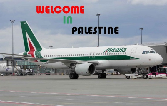 Un pilote d'Alitalia atterrit à Tel Aviv et annonce "Bienvenue en Palestine" Un pilote d'Alitalia atterrit à Tel Aviv et annonce "Bienvenue en Palestine"