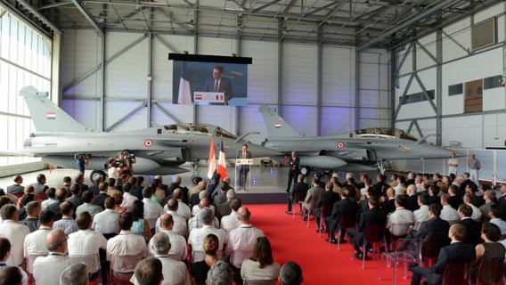 L'Egypte reçoit ses trois premiers avions Rafale