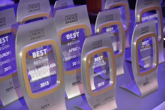 APEX Awards: Emirates s'offre sept trophées, Ethiopian Airlines la plus nominée APEX Awards: Emirates s'offre sept trophées, Ethiopian Airlines la plus nominée