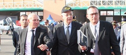 Mr ElFassi accompagné de Mr Le Henaff (Commissaire du Salon) à sa droite et Mr PINEAU (Président de l'agence organisatrice) à sa gauche - Ph. My Abdallah Alaoui Mr ElFassi accompagné de Mr Le Henaff (Commissaire du Salon) à sa droite et Mr PINEAU (Président de l'agence organisatrice) à sa gauche - Ph. My Abdallah Alaoui