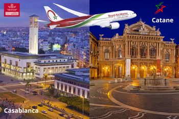 Royal Air Maroc lance sa nouvelle liaison aérienne entre Casablanca et Catane Royal Air Maroc lance sa nouvelle liaison aérienne entre Casablanca et Catane