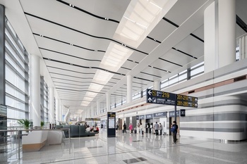 Terminal 2 de Yantai Penglai : Aéroport le plus beau du monde 2025 pour le Prix Versailles 2025 Terminal 2 de Yantai Penglai : Aéroport le plus beau du monde 2025 pour le Prix Versailles 2025