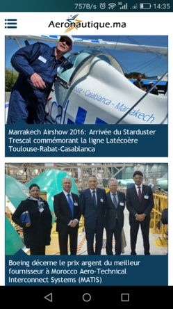 Marrakech Airshow 2016: Aeronautique.ma fête son 10ème anniversaire et lance son appli mobile Marrakech Airshow 2016: Aeronautique.ma fête son 10ème anniversaire et lance son appli mobile