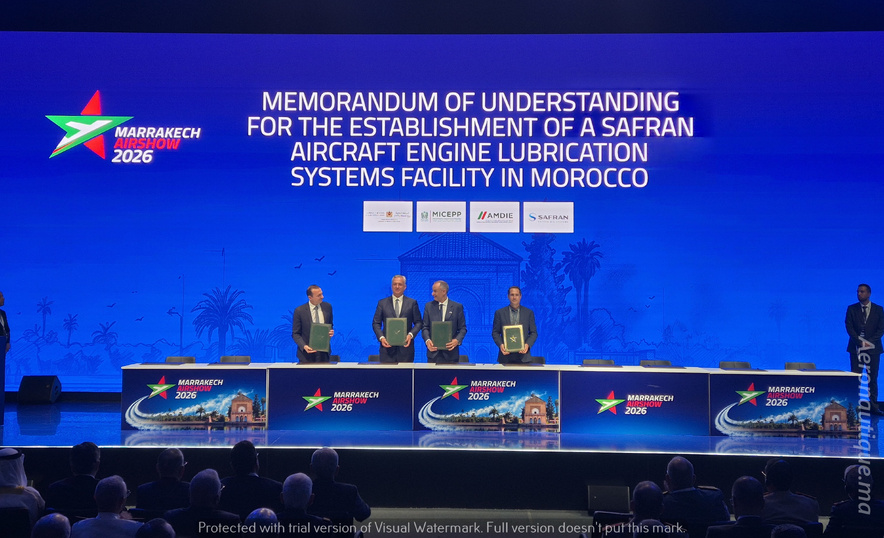 Marrakech Airshow 2026 : Safran Oil Systems signe un protocole d’accord pour un projet de 160 MDH Marrakech Airshow 2026 : Safran Oil Systems signe un protocole d’accord pour un projet de 160 MDH