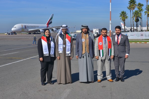 L'A380 d’Emirates 'Year of Zayed' atterrit au Maroc pour célébrer la journée nationale des Emirats Arabes Unis 