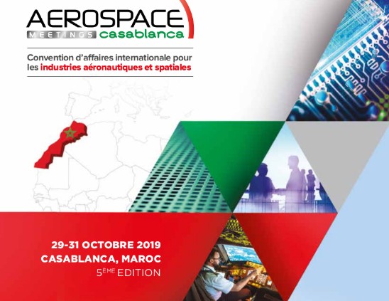Casablanca accueille la 5ème édition d'Aerospace Meetings Casablanca les 29 et 30 octobre 2019