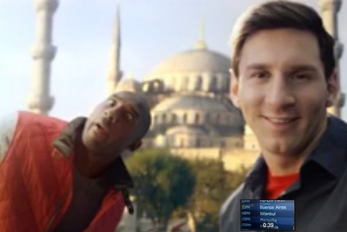 Pub Turkish Airlines: Bataille de Selfies entre Lionel Messi et Kobe Bryant