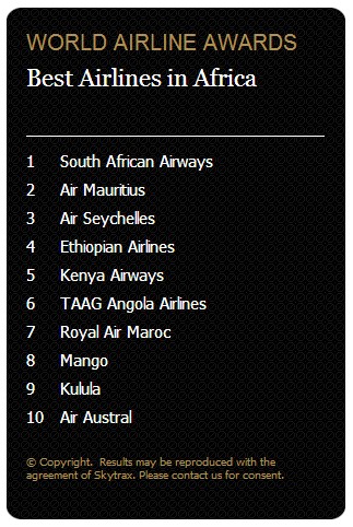 Skytrax 2014: Royal Air Maroc reçoit le prix de la meilleur compagnie régionale en Afrique