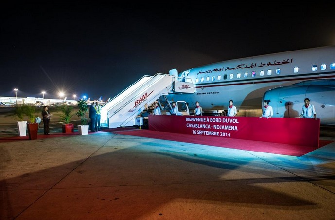Royal Air Maroc: Vol inaugural entre Casablanca et la capitale tchadienne N’Djamena