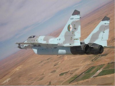 Un nouveau crash d'un avion de chasse Mig29 de l'armée Algérienne à Tiarit