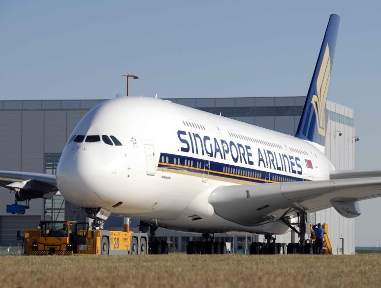 A380 aux couleurs de Singapore Airlines